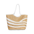 JUTE BAG WITH STRIPES